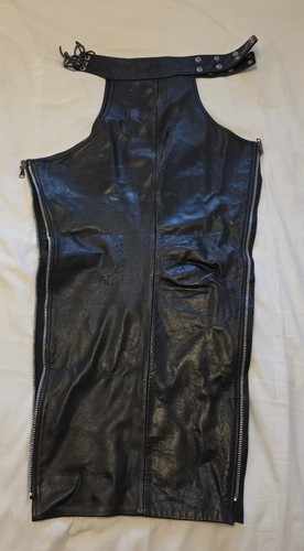 Mens black leather chaps - mens,