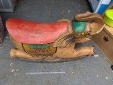 VERY LARGE VINTAGE HAND CARVED