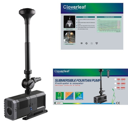 Cloverleaf koi fish pond pump - cloverleaf,