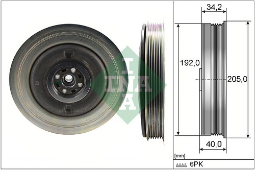 Belt pulley crankshaft ina - pulley,,