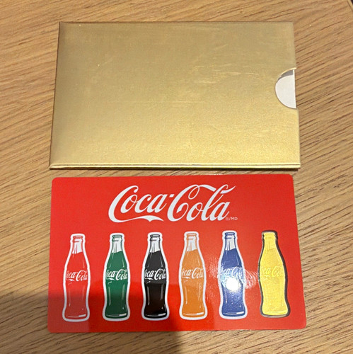 Coca cola 1000th gold - gold,
