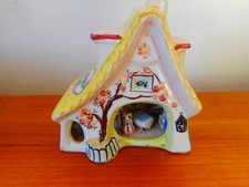 Derek Fowler / Peggie Foy ceramic night light house “Meadows Sweet"