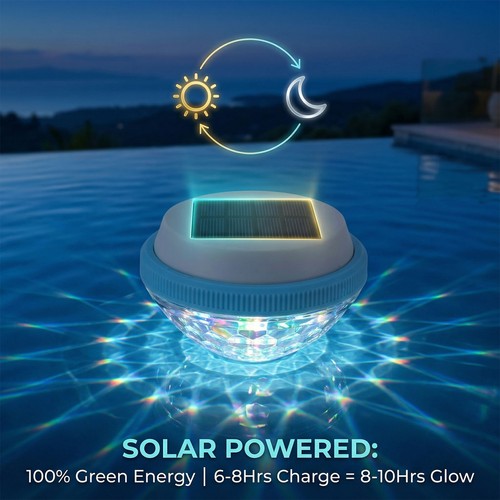 Solar floating pool light - solar,