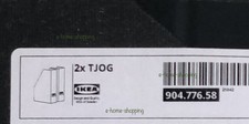 x2 IKEA TJOG Dark Grey