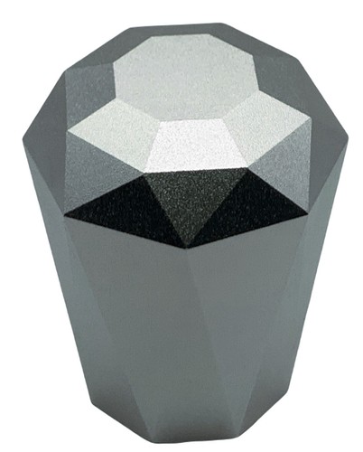 Silver gear shift - gear, knob