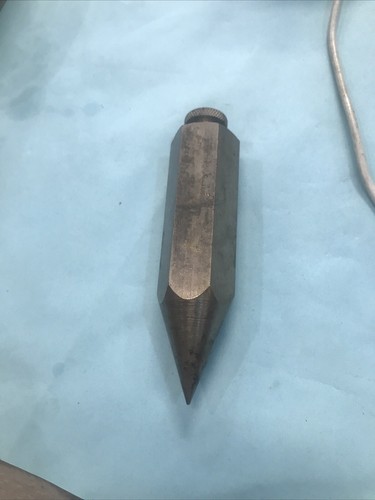 Vintage iron plumb bob - plumb, 8
