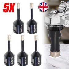 5x 6mm M14 Diamond Hole Saw Core Drill Bit Dry Holesaw Cut Marble Granite Tile