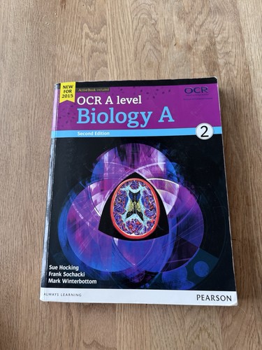 Ocr level biology year - ocr,