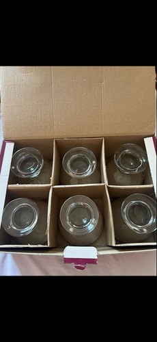 Pieces footed sundae - 6, bowls
