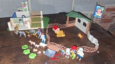 Playmobil 6635 Small Pet Farm & 4009 Vet's Clinic Zoo Used / Clearance