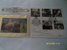 stamp collection first day covers railway themed signed by Terence Cuneo