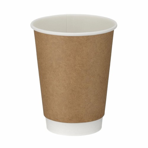 500 8oz kraft double wall - 500,