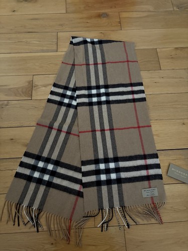 Burberry check cashmere scarf