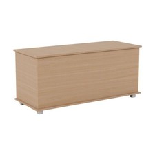 Leon Ottoman Storage Chest Pine Toy Chest Bedding Blanket Box Large Wooden