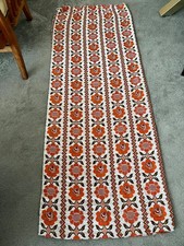 Camper Van Curtain - Cafe Curtain - Orange - 70s Vibe