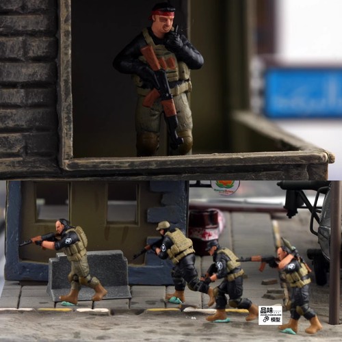 Iraqi mosul police swat - 1/72,