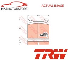 BRAKE PADS SET BRAKING PAD REAR TRW GDB101 A NEW OE REPLACEMENT