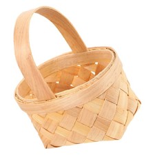  Tiny Basket Small Baskets with Handles Custom Straw Flower Gathering