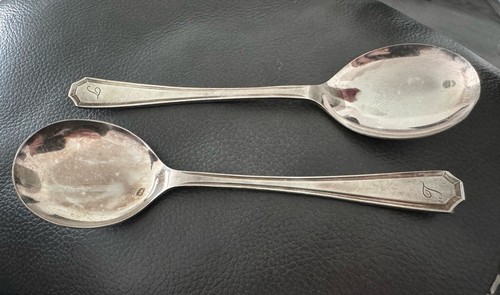Pair vintage silver plated - pair,