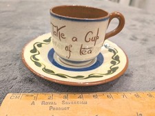 Vintage Torquay pottery motto
