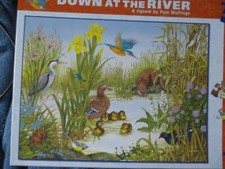 Padblocks 750 piece jigsaw puzzle  'Down at the River'