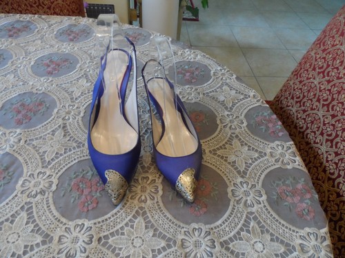 Etro purple satin - satin, metal