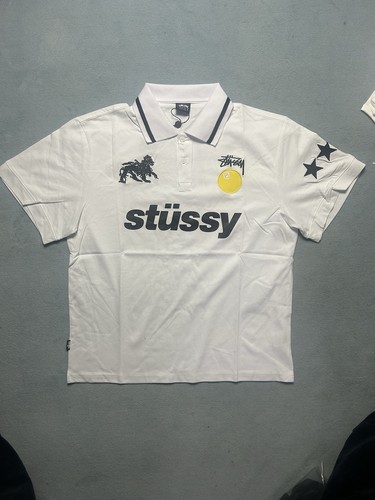 Stussy polo size - small, white