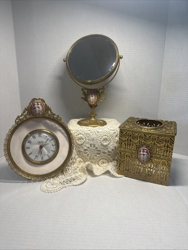 Dresser set vintage - set, brass