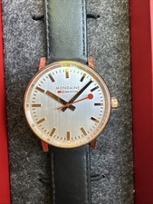 Mondaine EVO2 Rose Gold Men's Quartz Watch Swiss Made - Brand New