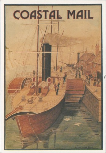 Maritime postcard coastal - maritime, postcard: