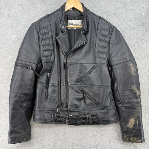 Vtg wilson leather jacket - leather,