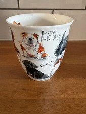 Dunoon Large Stoneware Coffee/Tea Mug -Kate Mawdsley Messy Dogs Design