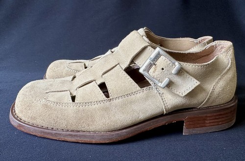 Vintage suede buckle italian - buckle,