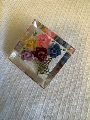Vintage reverse carved lucite - vintage,