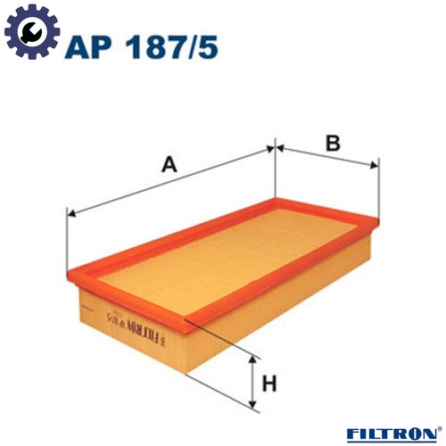 Air filter 187 for - 187/5, mgf