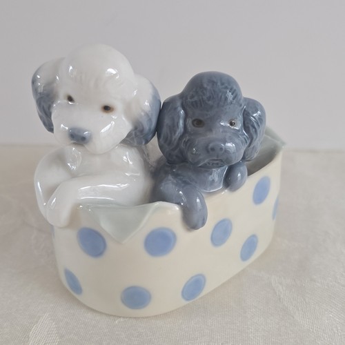Nao lladro two - nao, puppies