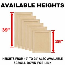 Unfinished Maple Shaker