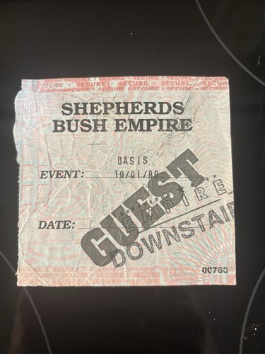 Oasis vip guest ticket - vip,