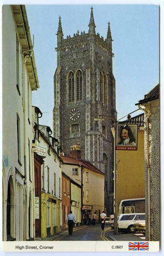 1970 dennis postcard king s - dennis, king's