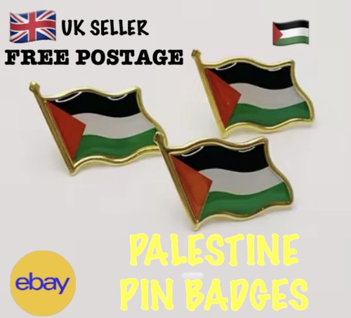 Palestine flag pin badge - pin,