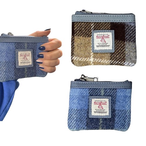 Ladies tartan purse made with - ladies,