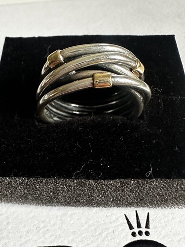 Pandora rope ring sterling - rope,