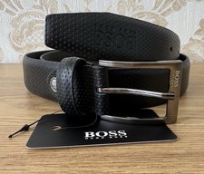 Hugo Boss Belt Black Leather