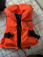 Child's Marine Pool Life Jacket 20-30kg Buoyancy Aid 30N Reflective Orange