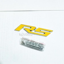 1x Yellow Silver Chrome RS
