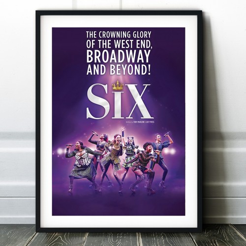 Six the musical poster print - six,