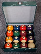 Aramith Pool Balls Set Premier The Belgian Billiard Balls Good Condition
