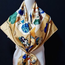 RARE VINTAGE HERMES Silk Scarf