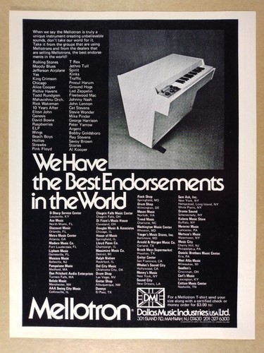 1974 mellotron m400 vintage - 1974,