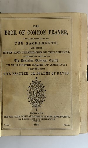 Book common prayer leather - prayer,